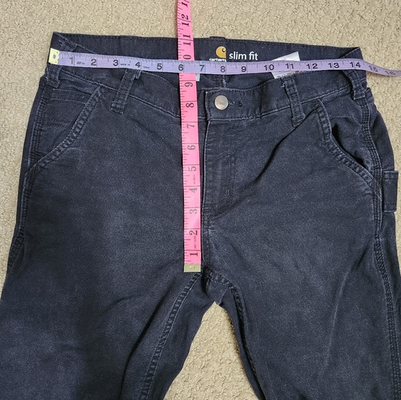 Carhartt Women's Blach Slim Fit Construction Work Pants Size 8 Regular - Picture 16 of 16